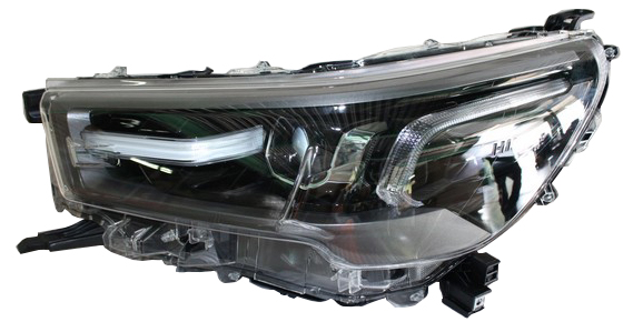 UNIT, HEADLAMP W/GASKET, LH